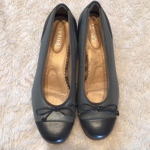 Hotter metallic shoes.  Size 8